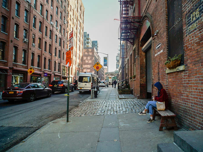 Dumbo was an industrial neighborhood in the 19th century. Its oldest buildings are converted old industrial warehouses ...