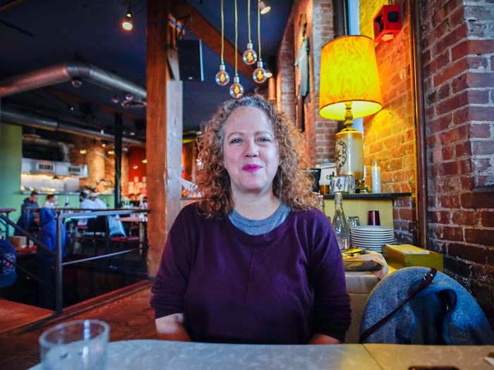 Restaurant co-owner and visual artist Tanya Rynd has been a resident of Dumbo since 1994, and she felt the same way when she moved in.