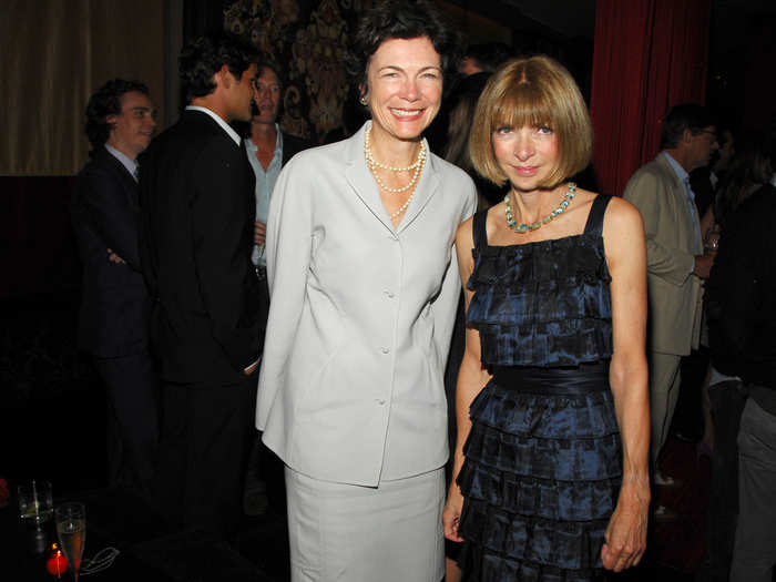 Taylor has high-profile friends that include Vogue editor-in-chief Anna Wintour.