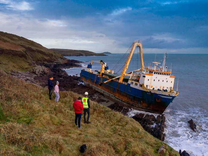 The boat traveled up the African coast past the Spanish and English coast before finally hitting Ireland, Tattan said told the Irish Examiner.