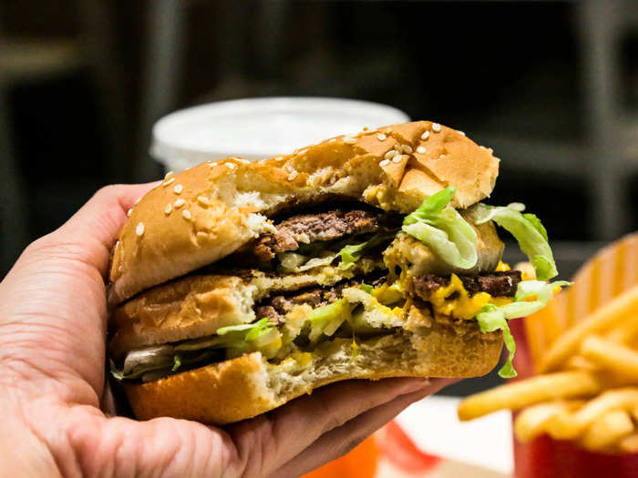 The Big Mac is exceedingly beige, beefy, and bready, and its ingredients separately are all unremarkable.