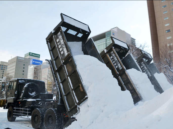 In Sapporo, the biggest city in Hokkaido, ski competitions were canceled in February and the city had to truck in snow for its annual snow festival.