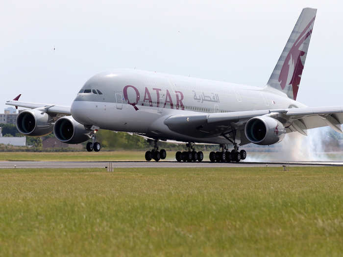 7. Qatar Airways: Doha (DOH) - London (LHR)