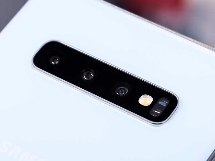 The Galaxy S10 has the same variety of camera lenses, including a regular, ultra-wide, and zoomed lens.