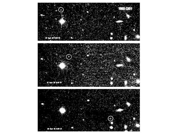 In 1992, astronomers David Jewitt and Janet Luu discovered the first Kuiper Belt object aside from Pluto, called 1992 QB1. It was evidence that more objects lurk in the distant solar system.