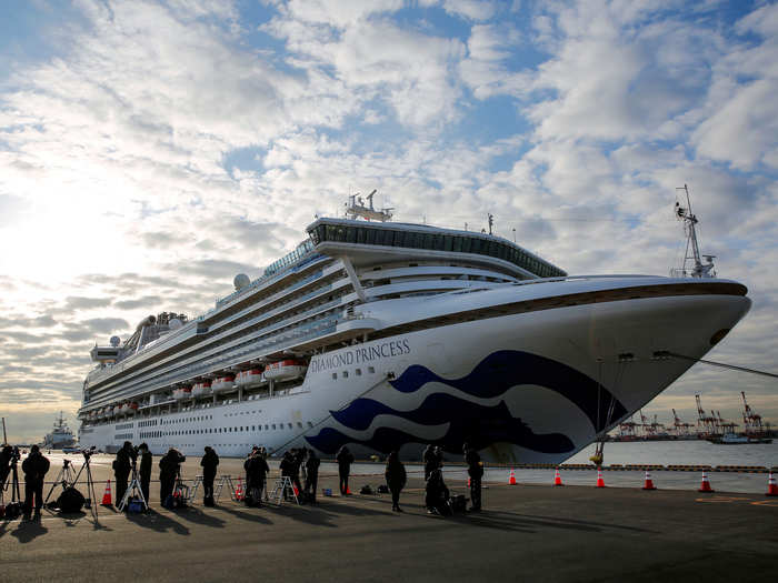  Two people who were on the cruise ship — an 87-year-old Japanese man and an 84-year-old Japanese woman — died on Tuesday, Japanese officials said. 