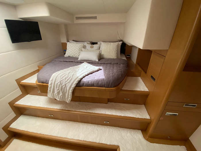 Cabins can also have additional storage under the bed and built into lockers.