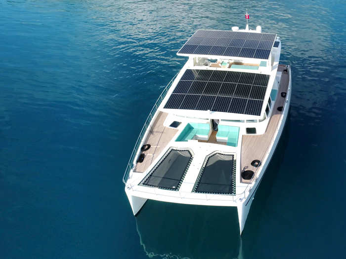 The Serenity 64 has electric and hybrid motors.