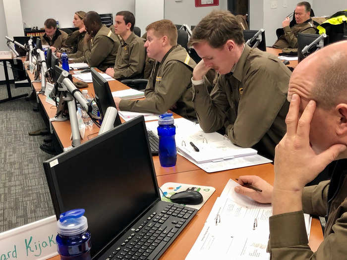 As part of their training, drivers must memorize word-for-word the cornerstones of safe driving at UPS: the 10-point commentary and five seeing habits, otherwise known as the "five and 10."