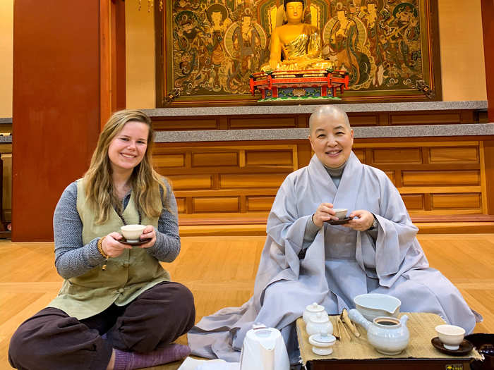 We participated in a traditional tea ceremony to finish up the program.