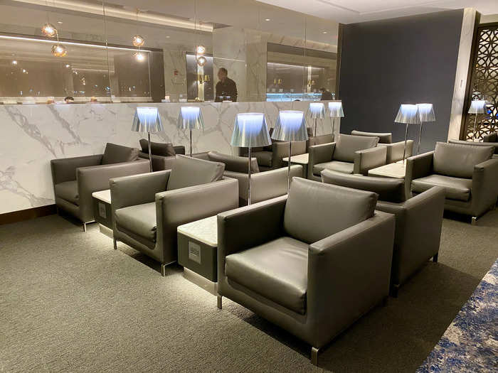 ... plush open seating ...