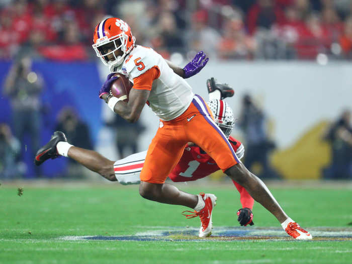 22. Buffalo Bills — Tee Higgins, WR (Clemson)