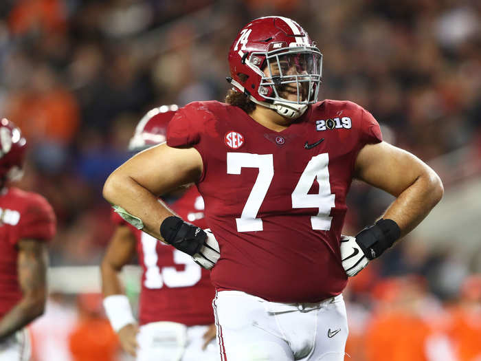 4. New York Giants — Jedrick Wills, OT (Alabama)