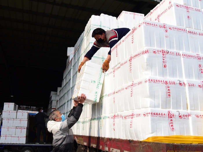 Without knowing how much the coronavirus might require quarantines or disrupt supply chains, stocking up on essentials has been a priority in Zhengzhou.