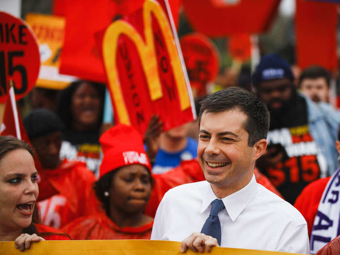 During the debate on February 19, 2020, Pete Buttigieg made his stance on money clear, saying, "At the end of the day, it