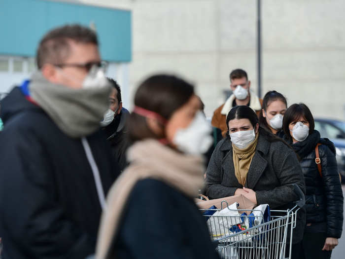 Officials in neighboring countries France and Austria are monitoring their borders for visitors from Italy who could be carrying the virus.