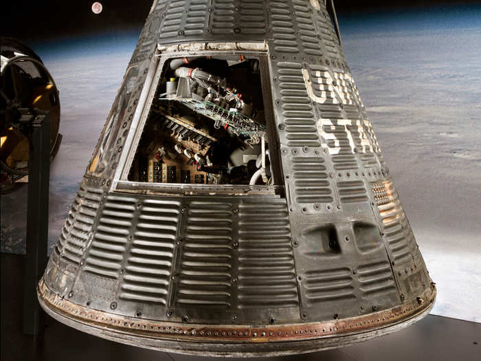 6. The Mercury Friendship 7 Capsule, the vehicle John Glenn used to became the first American to orbit the Earth.