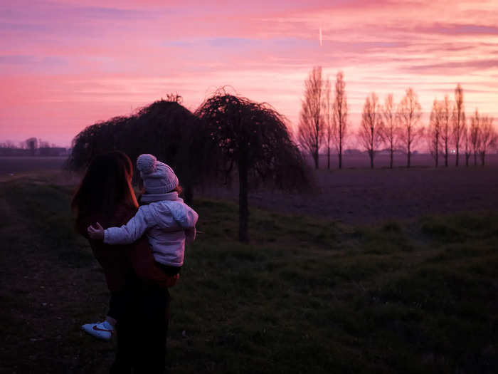 Here, they watch the sunset together in an empty park. If nothing else, it means they can at least cross another day off the calendar.