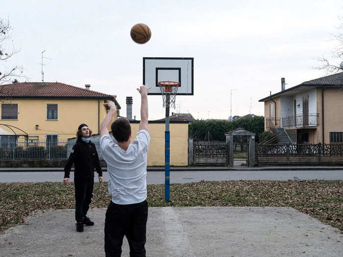 Others made the most of the lockdown by playing basketball. But later there might not be any basketball. Chiara Zuddas, who is also a teacher, told Reuters she planned on holding an English exam with her students next week, via WhatsApp.