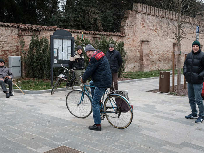 Getting in or out requires special permission, but one local teacher named Marzio Toniolo is already on the inside, since he lives there. He documented what life is like under lockdown for Reuters.