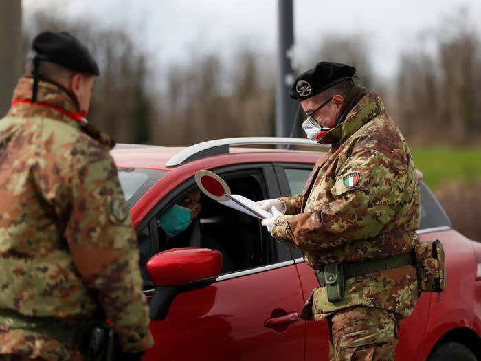 In northern Italy, 11 towns with about 50,000 people are now on lockdown, in what