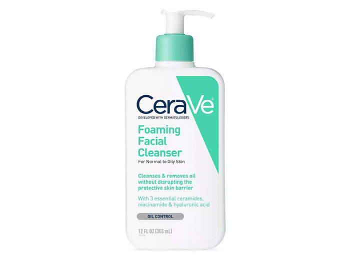 CeraVe Foaming Facial Cleanser for Normal to Oily Skin