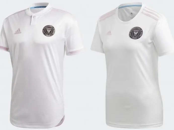 8. Inter Miami CF — White with shades of baby pink to match the colour of their stadium in Fort Lauderdale, only a team owned by fashion icon David Beckham could coordinate a kit this sleek.