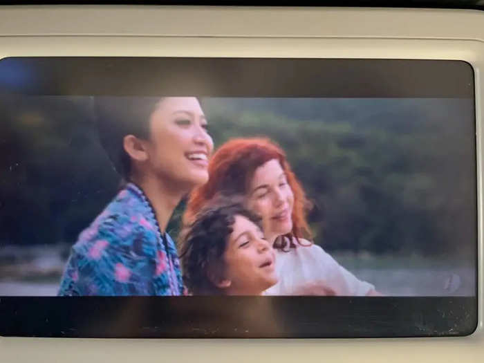 The movie was interrupted by a Malaysia Airlines ad in which a flight attendant and passenger appear to fall in love, as the flight attendant gives the passenger and her son a tour of Malaysia.