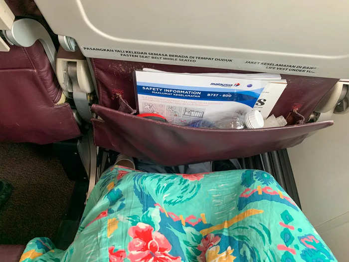 With my bag checked and a relatively speedy boarding process, I quickly made it on the airplane. I was flying on a Boeing 737-800, which make up the bulk of Malaysia Airlines