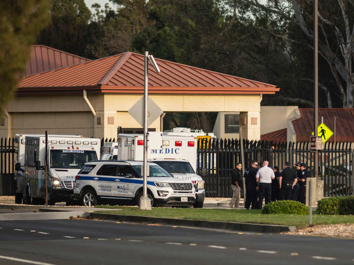 Some of the infected evacuees were taken to Lackland Air Force Base in San Antonio, Texas. Others, like Wright and his wife, were taken to Travis Air Force Base in Fairfield, California.