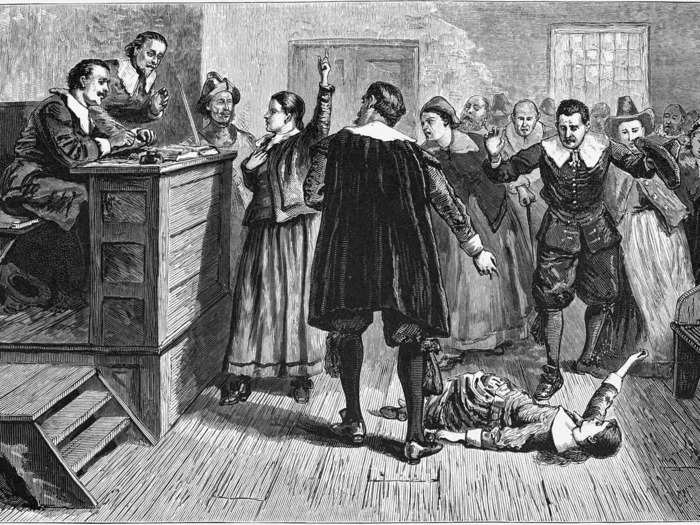 1692: The first warrants were issued for the arrests of three women in the Salem Witch Trials.