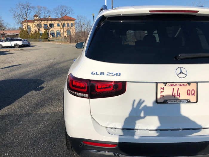 The GLB is a "B" class SUV, sitting between the GLA and GLC in the Mercedes lineup.