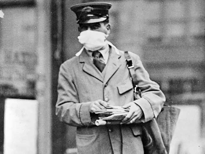 Panicked cities began to require that citizens wear masks to hinder the alarming spread of the virus. New York City was hit particularly bad, with 851 people dying from the flu in one day alone.