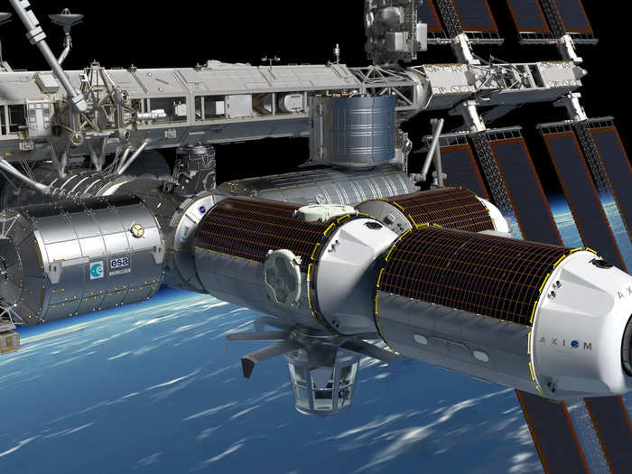 When the ISS is retired within the next ten years, the Axiom station will detach and operate independently.