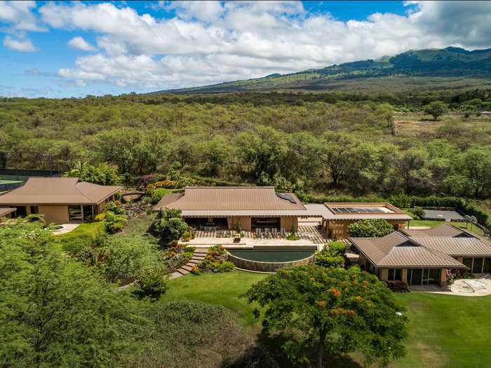 The home in the image below sits off of Makena Road and is across the street from the beach. According to Jerman, it was recently taken off the MLS but is still for sale for $12 million.