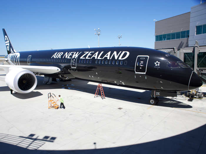 This time, Air New Zealand took delivery of the first aircraft, which would become its flagship. The aircraft went on to fly some of Air New Zealand