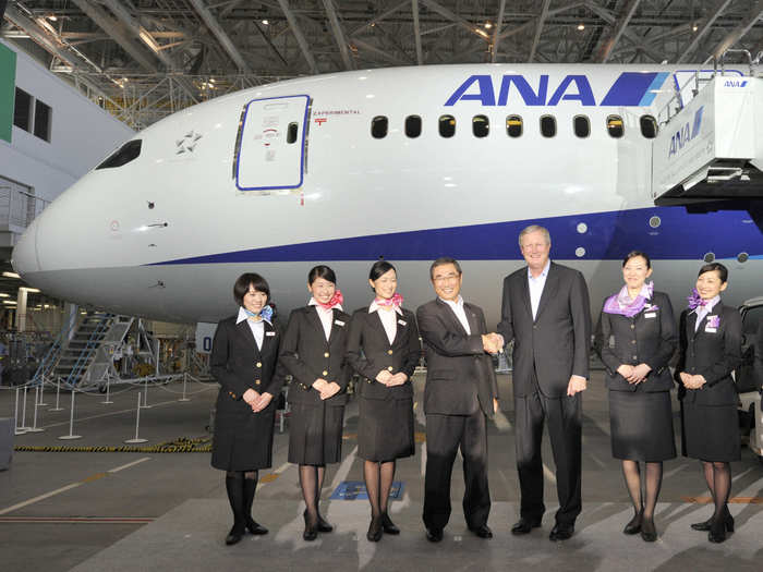 All Nippon Airways would be one the Dreamliner