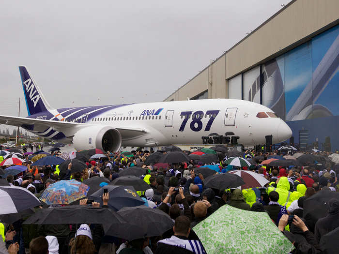 After a year and a half of test flights, the first Dreamliner was delivered to All Nippon Airways on September 26, 2011, nearly ten years following its order.