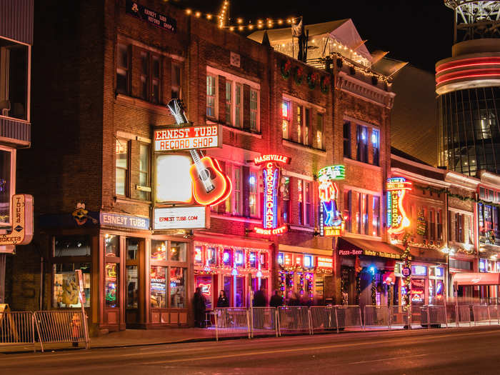 6. Nashville, Tennessee