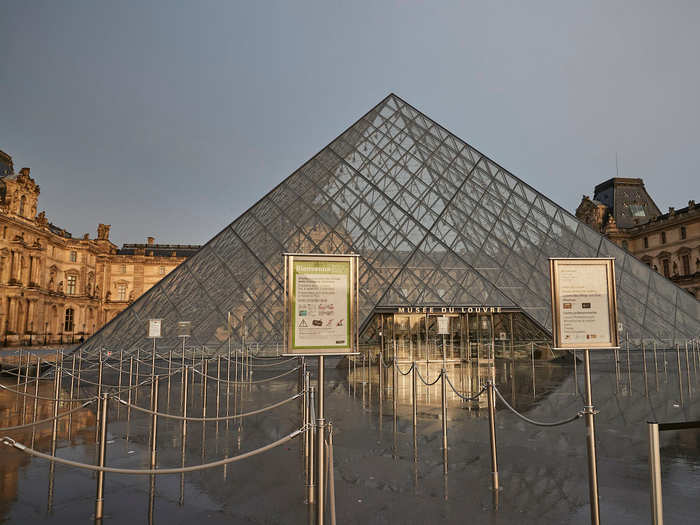 AFTER: On March 1, it was announced that the museum would not open because of the virus.