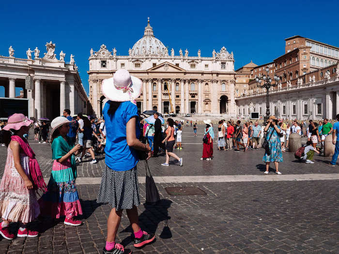 BEFORE: The Vatican is one of the most popular religious sites in the world, with almost 20,000 people visiting the Sistine Chapel every day in the summer months.