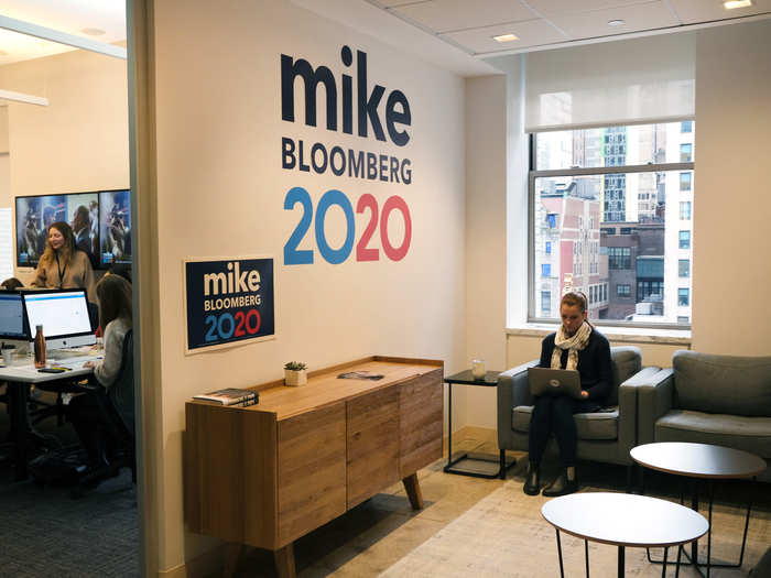 9. At his Manhattan campaign headquarters, Bloomberg spent $250,000 on office furniture, according to Politico. That