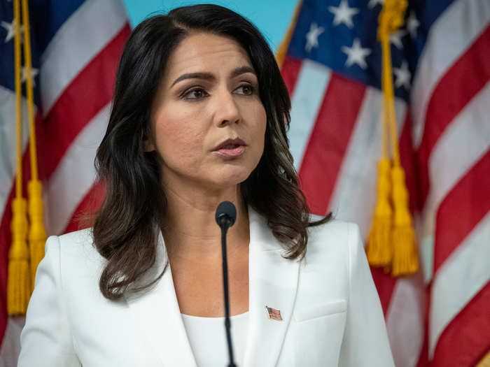 6. Bloomberg is worth 610,000 times the least wealthy Democratic candidate remaining in the 2020 presidential race: Tulsi Gabbard has an estimated $500,000 net worth, according to Forbes.