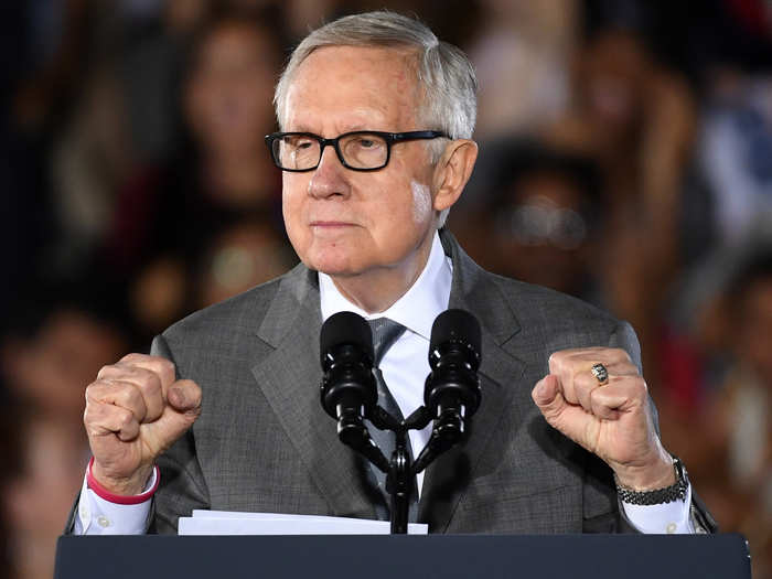 Former Senate Majority Leader Harry Reid