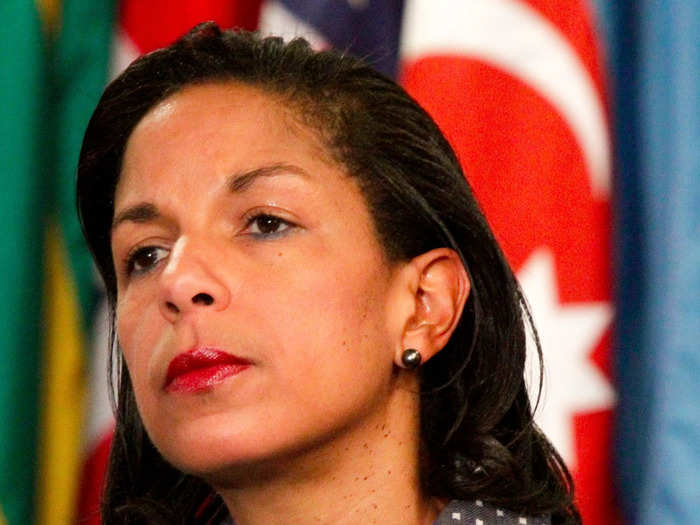 Former national security advisor Susan Rice