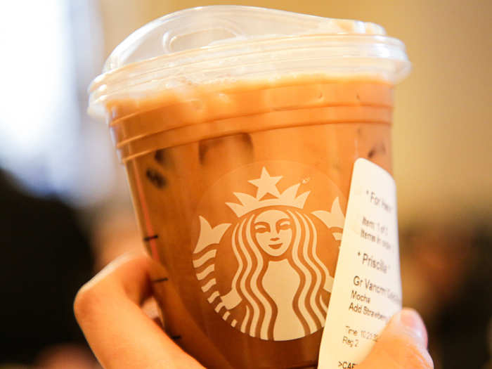 The Chocolate Strawberry Cold Brew is supposed to have strawberry cold foam on top. My barista obviously mixed the foam with the brew, but I decided to just go with it.