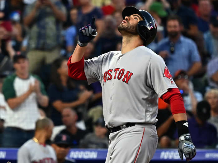 19. J.D. Martinez — OF/DH, Boston Red Sox