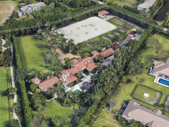 Bloomberg owns a nearly 14,000-square-foot home in a popular wealthy enclave for equestrian enthusiasts in Wellington, Florida.