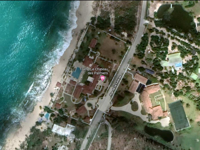 According to Forbes, Trump owns a beachfront estate, known as Le Château des Palmiers, in St. Martin worth $13 million.