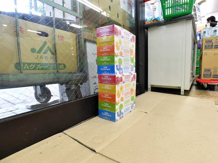 The same can be said in certain stores in Japan, where the number of reported coronavirus cases currently exceeds 200.